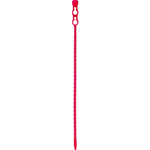 SapiSelco 「クリックタイ」 赤 3.8mm×240mm 最大結束61m_