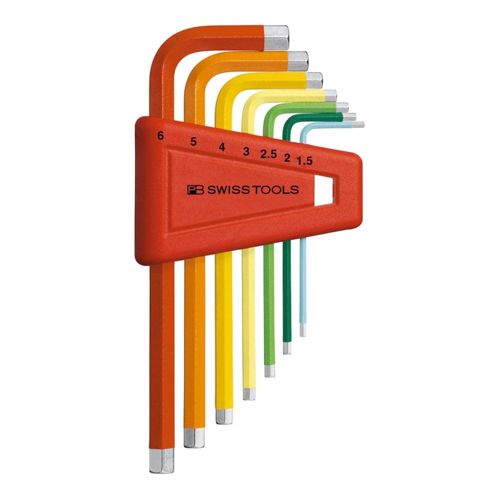 PB SWISS TOOLS ホルダー付レインボーレンチセット(パックナシ)210H-6RB
