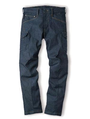 【アウトレット】　イーブンリバー　ストレッチデニムカーゴパンツ　インディゴブルー　Ｌ　ＵＳＤ－４０２