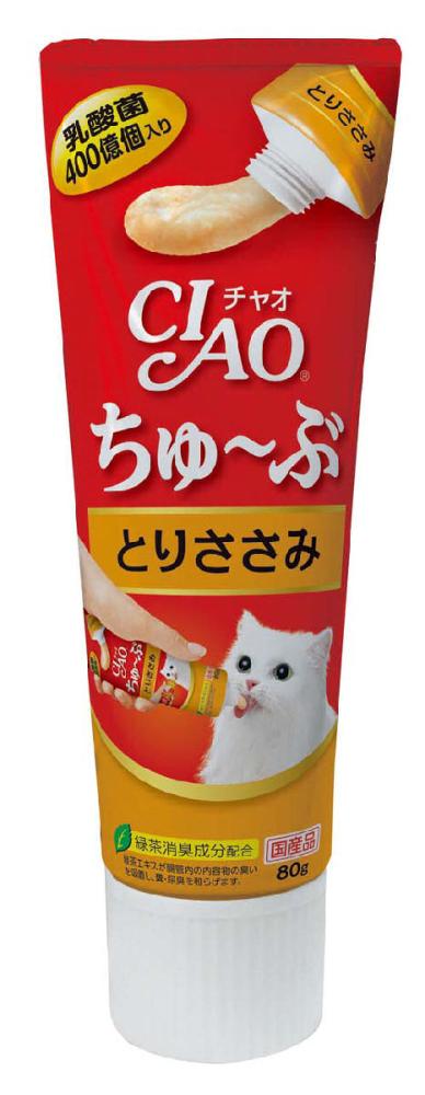 いなば　ＣＩＡＯちゅ～ぶとりささみ８０ｇ　ＣＳ－１５３