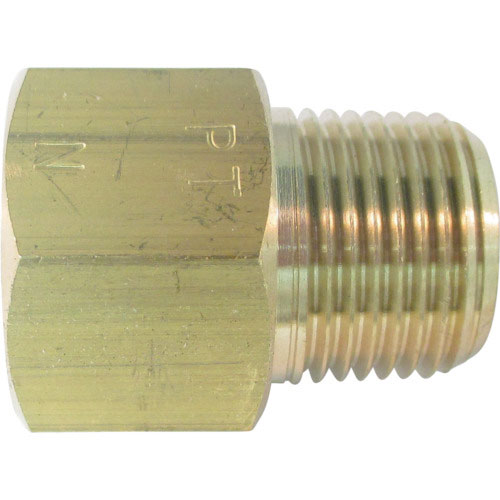 ＡＳＯＨ　黄銅製　変換内外ソケット　外ＰＴ１／２×内ＮＰＴ１／２＿