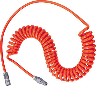 TRUSCO ウレタンコイルホース 5.6m オレンジ_