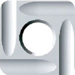 富士元　フェイス加工用Ｎタイプ精密級チップ　超硬Ｋ種　超硬＿