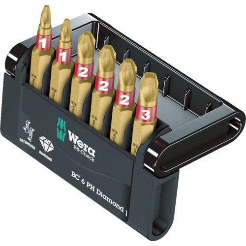 Ｗｅｒａ　バイトーションダイヤモンド　ビットチェック　６本　ラピダプター＿