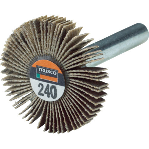 ＴＲＵＳＣＯ　薄型フラップホイール　３０Ｘ５Ｘ６　＃２４０　５個入＿