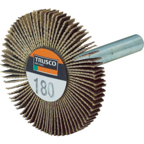 ＴＲＵＳＣＯ　薄型フラップホイール　５０Ｘ５Ｘ６　＃１８０　５個入＿