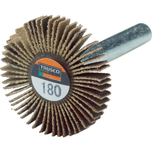 ＴＲＵＳＣＯ　薄型フラップホイール　３０Ｘ５Ｘ６　＃１８０　５個入＿