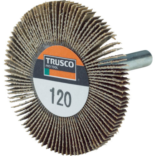 ＴＲＵＳＣＯ　薄型フラップホイール　５０Ｘ５Ｘ６　＃１２０　５個入＿