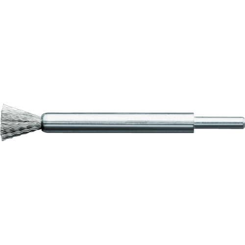 LESSMANN 軸付エンド型ブラシ ステンレス線0.2 10_