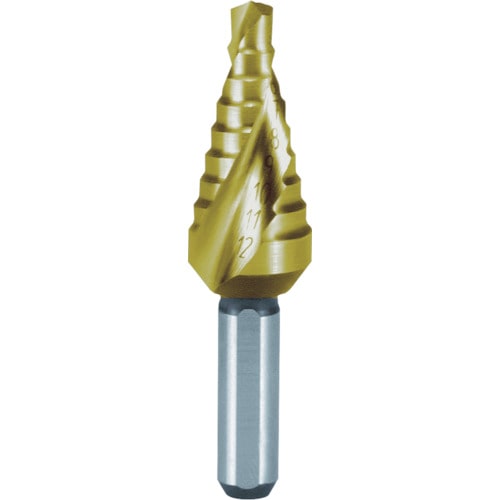 ＲＵＫＯ　２枚刃スパイラルステップドリル　１２ｍｍ　短尺　チタン＿
