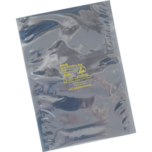 SCS 静電気シールドバッグ フラットタイプ 76X127mm 100枚入り_