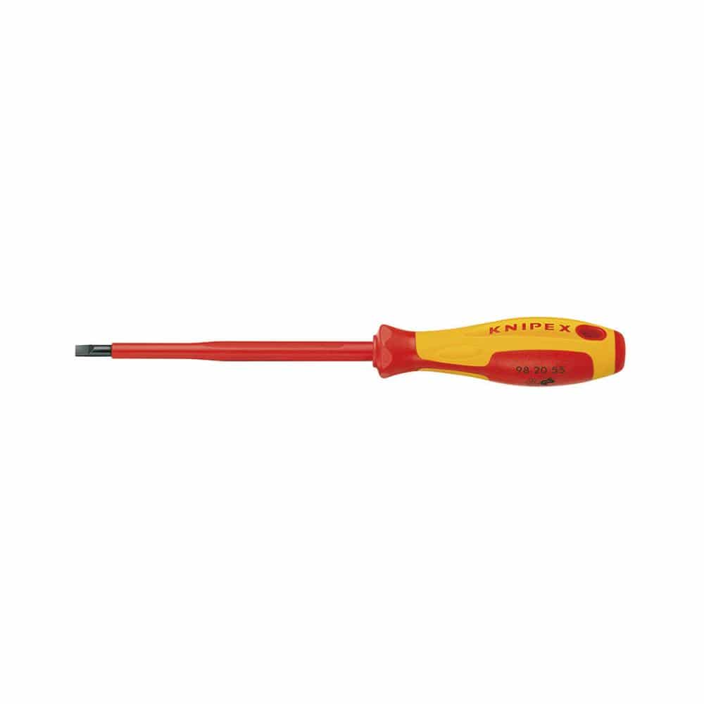 ＫＮＩＰＥＸ（クニペックス）　１０００Ｖ　絶縁マイナスドライバー　４．０ｍｍ　９８２０－４．０