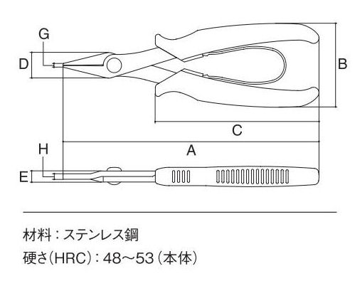 スリーピークス　ショートリードペンチ　ＳＰ‐３６　　　　　　