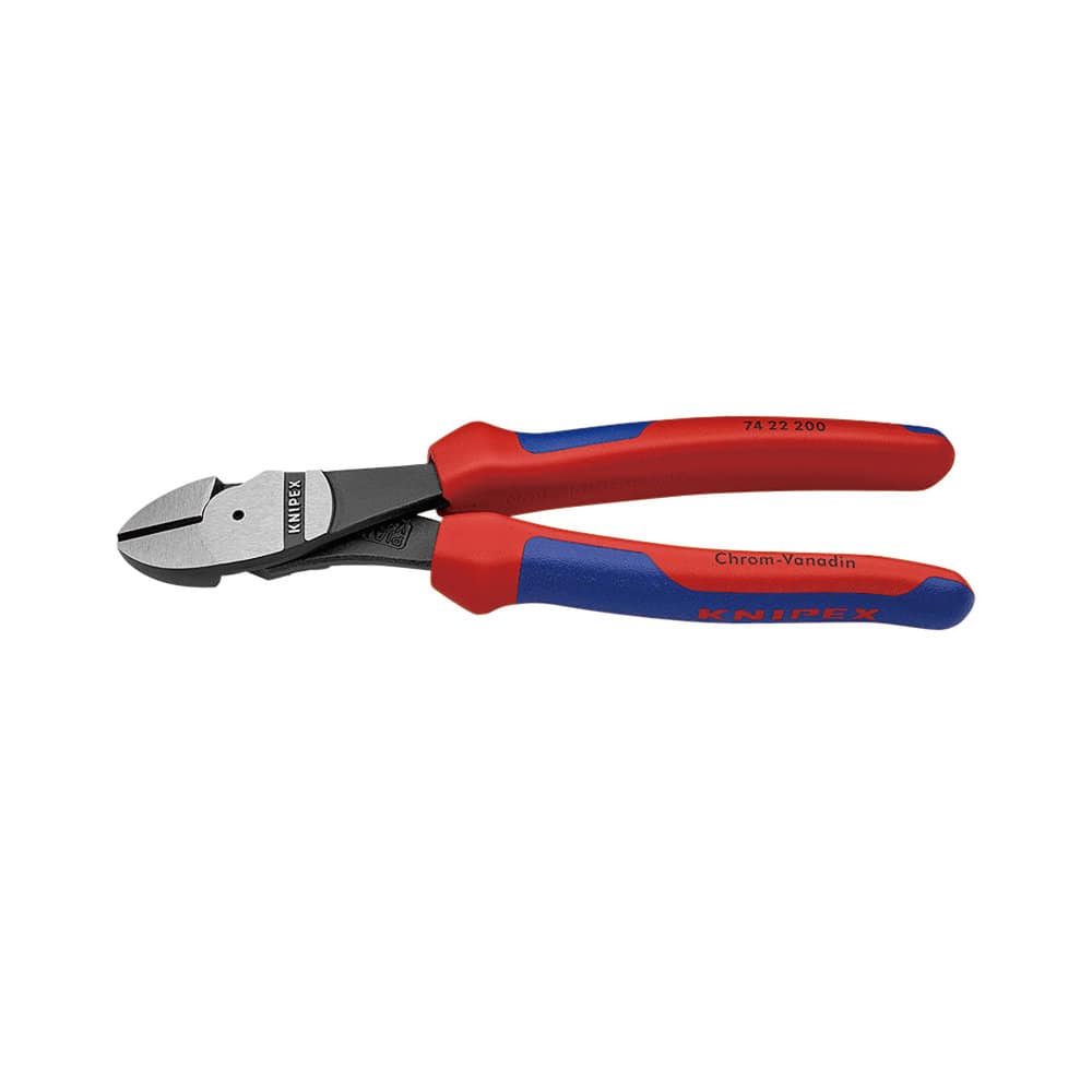 ＫＮＩＰＥＸ　強力型斜ニッパー　ベントタイプ２００ｍｍ　コンフォートハンドル　７４２２－２００