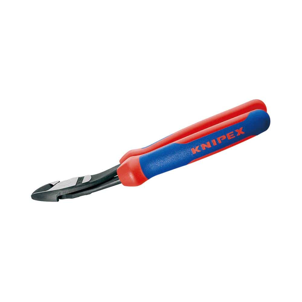 ＫＮＩＰＥＸ　強力型斜ニッパー　ベントタイプ２００ｍｍ　コンフォートハンドル　７４２２－２００