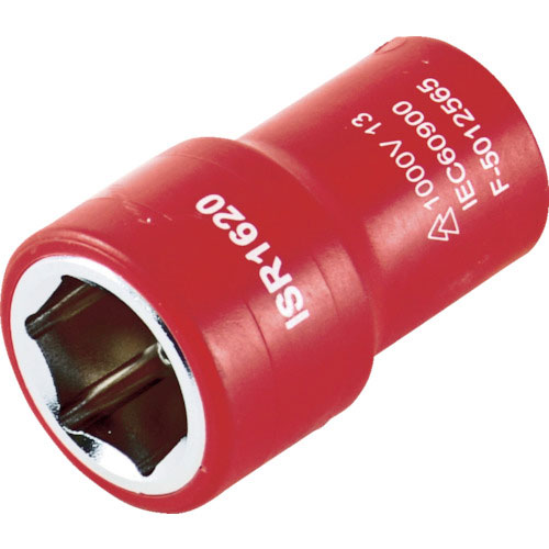 TRUSCO 絶縁ソケット(6角) 差込角12.7 対辺15mm_