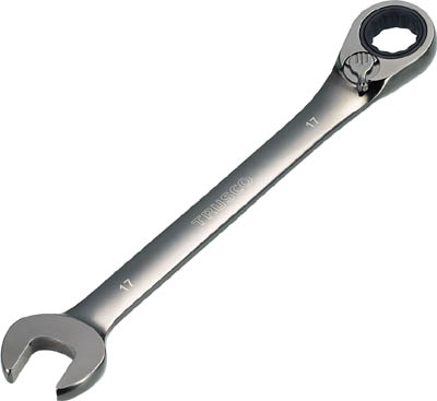 TRUSCO 切替式ギヤレンチ コンビタイプ 8X8 ノンクロム_