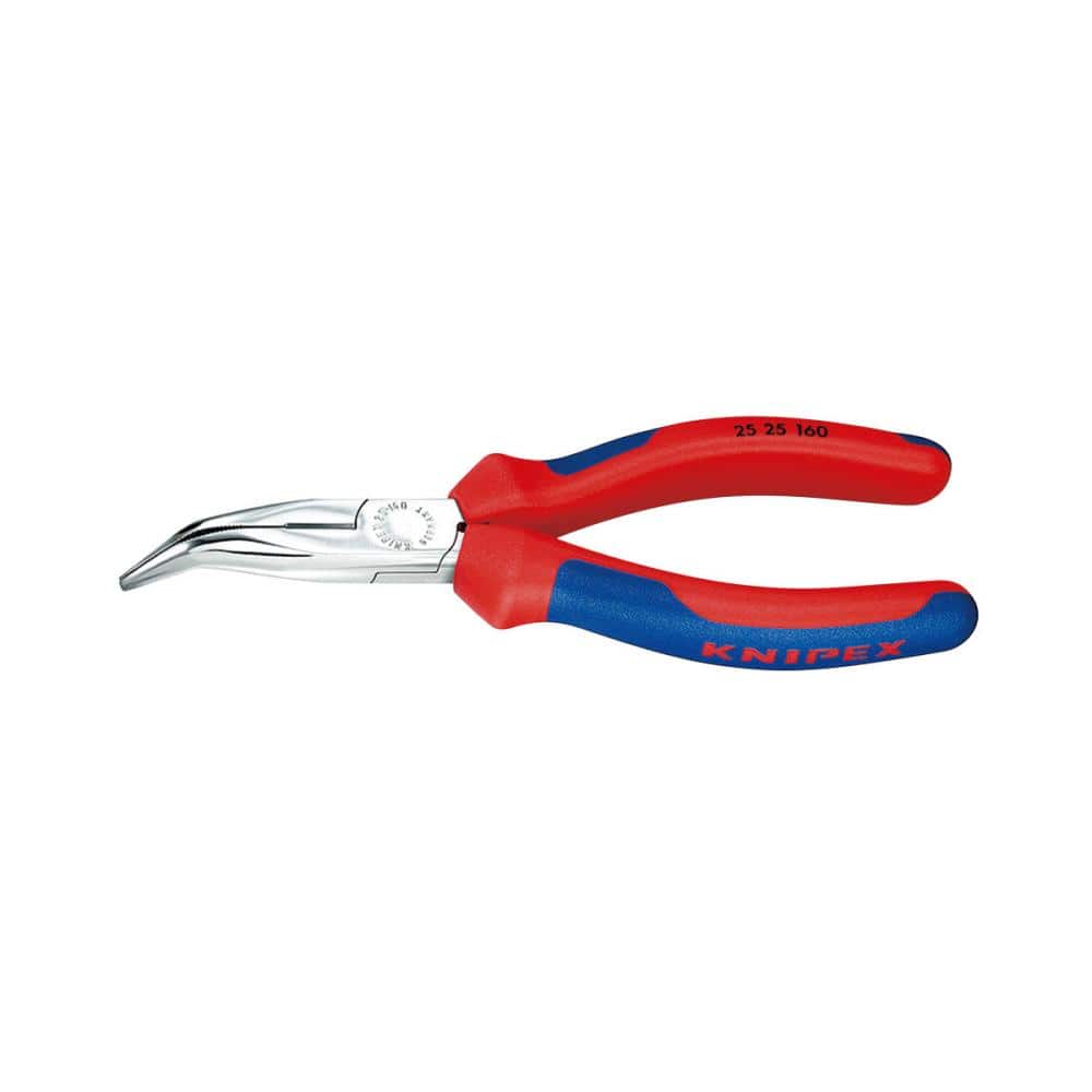 ＫＮＩＰＥＸ　４０度先端先曲　ラジオペンチ　１６０ｍｍ　コンフォートハンドル　２５２５－１６０