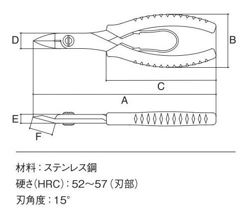 スリーピークス　ロングステンプラスチックニッパ　ＬＳ‐０２　