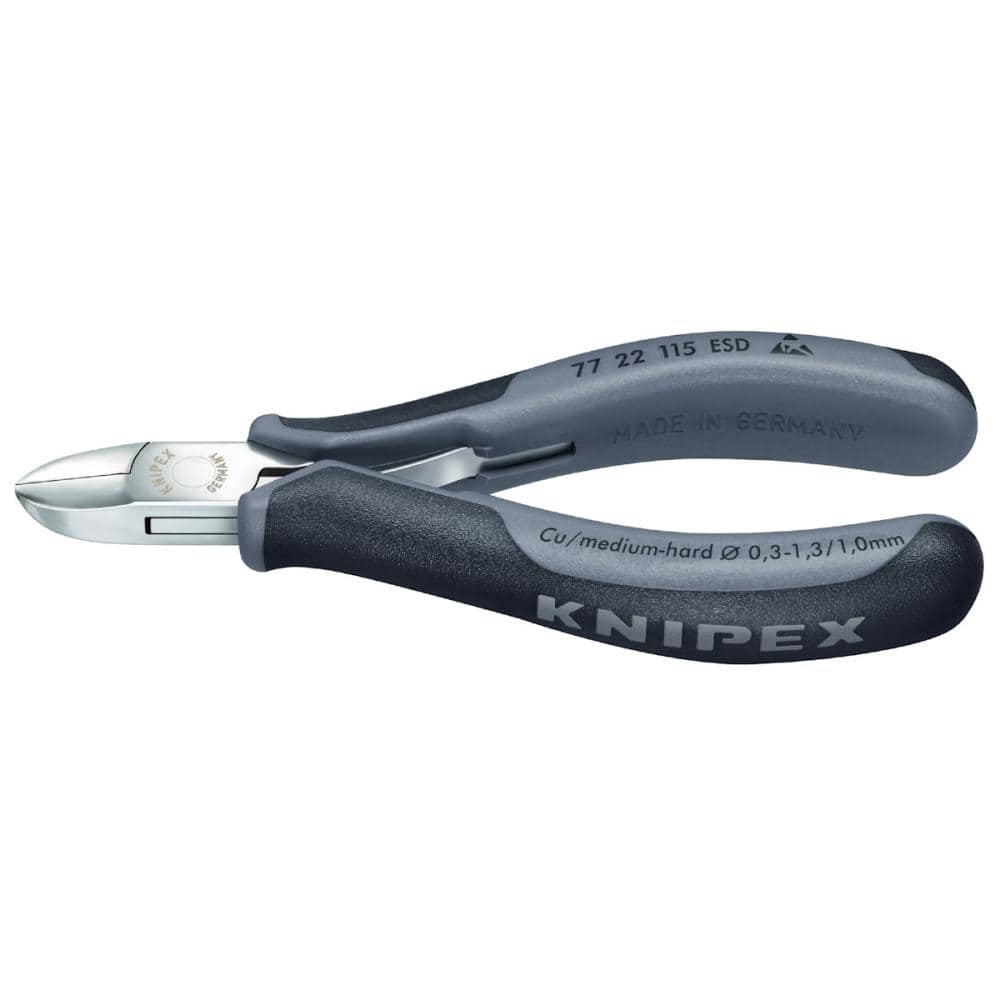KNIPEX(クニペックス) エレクトロニクスニッパー ESD 115mm 7722-115ESD