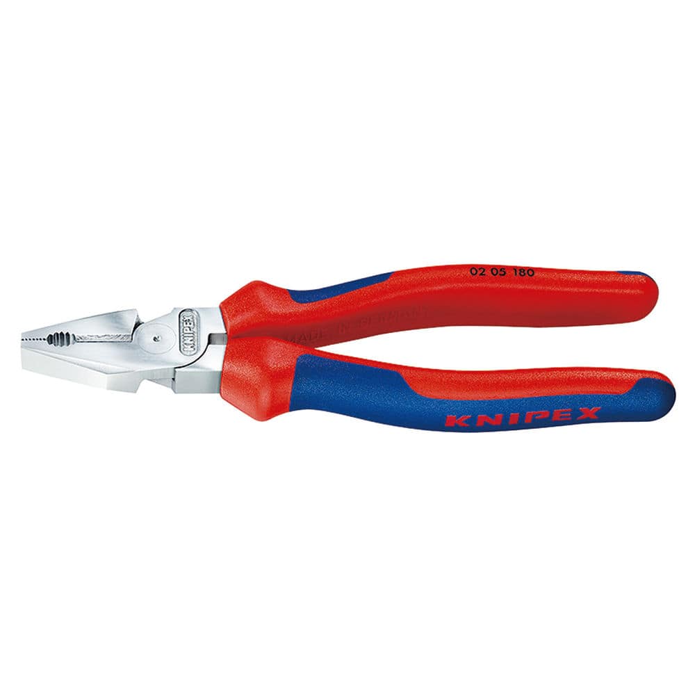 ＫＮＩＰＥＸ（クニペックス）　強力型ペンチ　１８０ｍｍ　コンフォートハンドル　０２０５－１８０