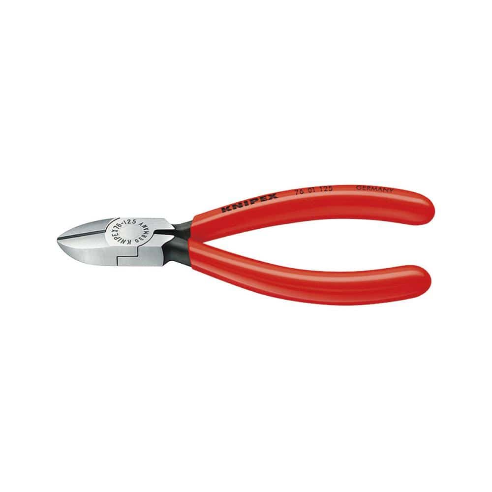 ＫＮＩＰＥＸ　エレクトロニクスニッパー　１２５ｍｍプラスチックコーティングハンドル　７６０１－１２５