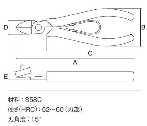 スリーピークス　かるいプラスチックニッパ　ＬＰＮ‐１５０Ｓ　