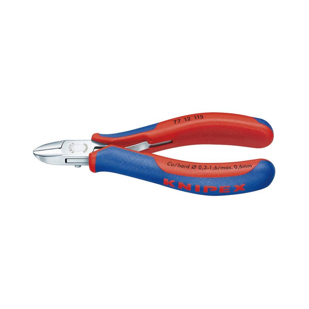 KNIPEX エレクトロニクスニッパー 115mm コンフォートハンドル 7712-115