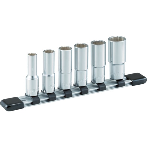 TONE ディープソケットセット(12角・ホルダー付)インチサイズ 6pcs HDL306_