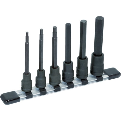 TONE ロングヘキサゴンソケットセット(強力タイプホルダー付) 6pcs HKH306L_