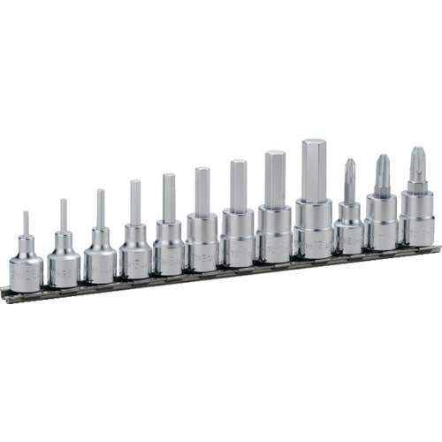 TONE ヘキサゴンソケットセット(ホルダー付) 12pcs HH312_