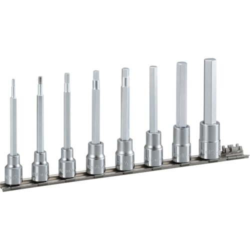 TONE ロングヘキサゴンソケットセット(ホルダー付) 8pcs HH308L_