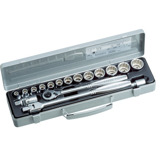 ＴＯＮＥ　ソケットレンチセット　差込角１２．７ｍｍ　１７点セット　７５０Ｍ＿