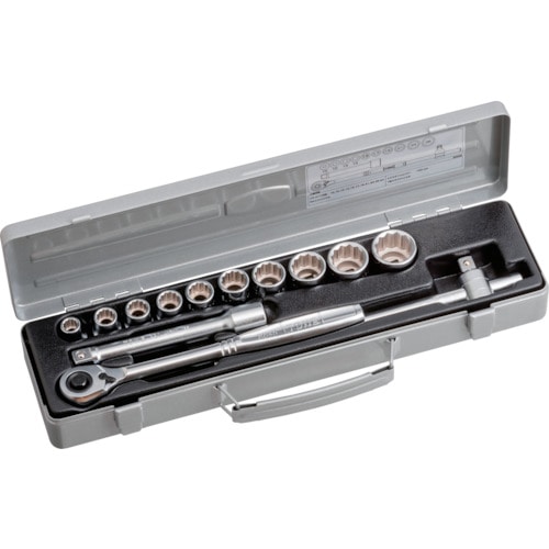 ＴＯＮＥ　ソケットレンチセット　差込角１２．７ｍｍ　１３点セット　８００Ｍ＿