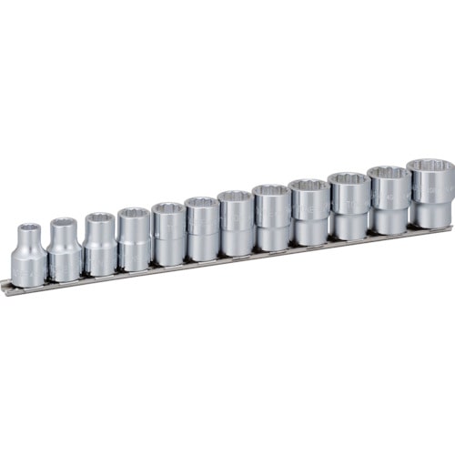 ＴＯＮＥ　ソケットセット（１２角・ホルダー付）インチサイズ　１２ｐｃｓ　ＨＤＢ４１２＿