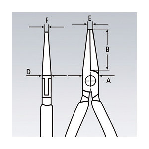 ＫＮＩＰＥＸ（クニペックス）　エレクトロニクスプライヤー　ＥＳＤ　１１５ｍｍ　３５３２－１１５ＥＳＤ