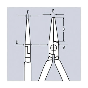 ＫＮＩＰＥＸ　エレクトロニクスプライヤー　１３０ｍｍ　コンフォートハンドル　３４１２－１３０