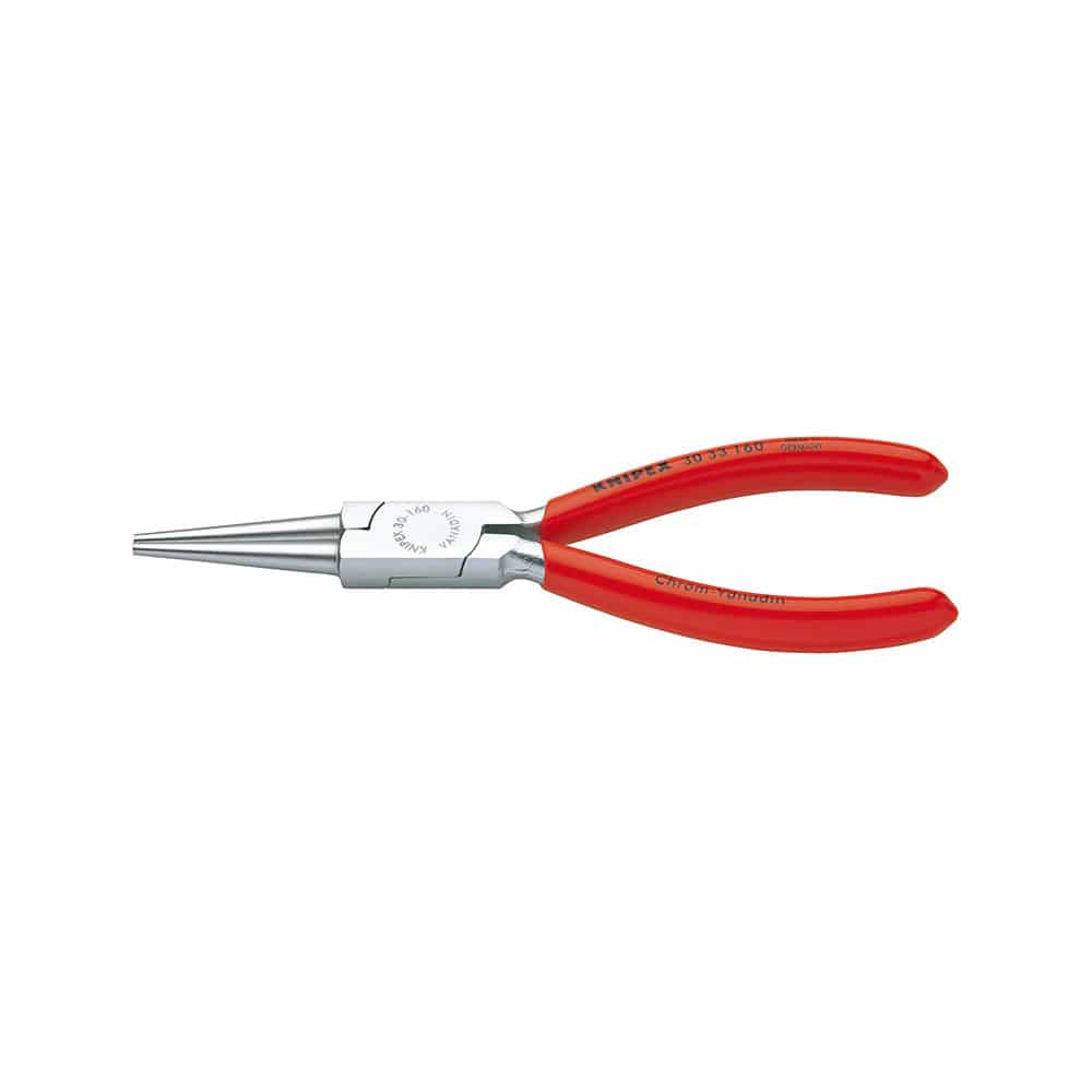 ＫＮＩＰＥＸ　ロングノーズプライヤー　１６０ｍｍ　プラスチックコーティングハンドル　３０３３－１６０