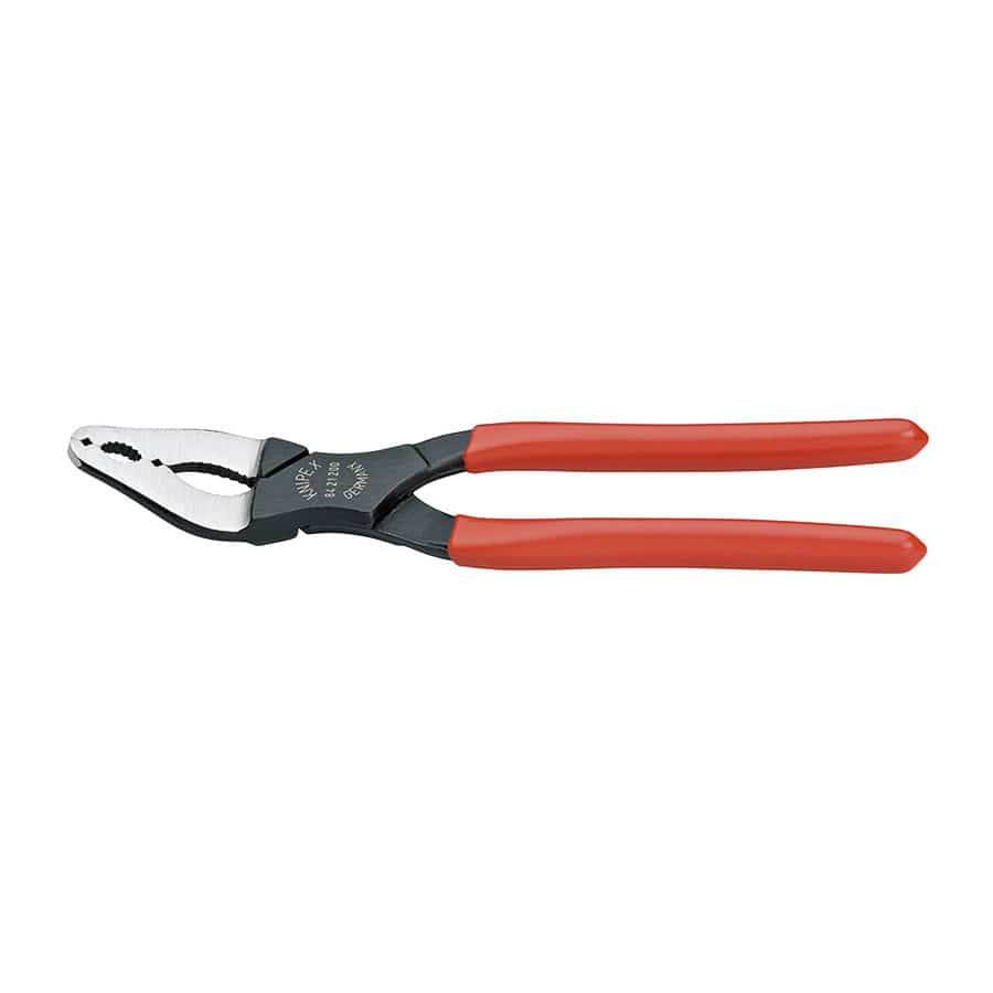 KNIPEX 20度ベントヘッド自転車用プライヤー200mm プラスチックハンドル 8421-200