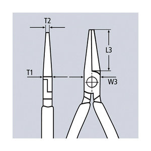 ＫＮＩＰＥＸ　メカニックプライヤー　２００ｍｍ　コンフォートハンドル　３８９５－２００