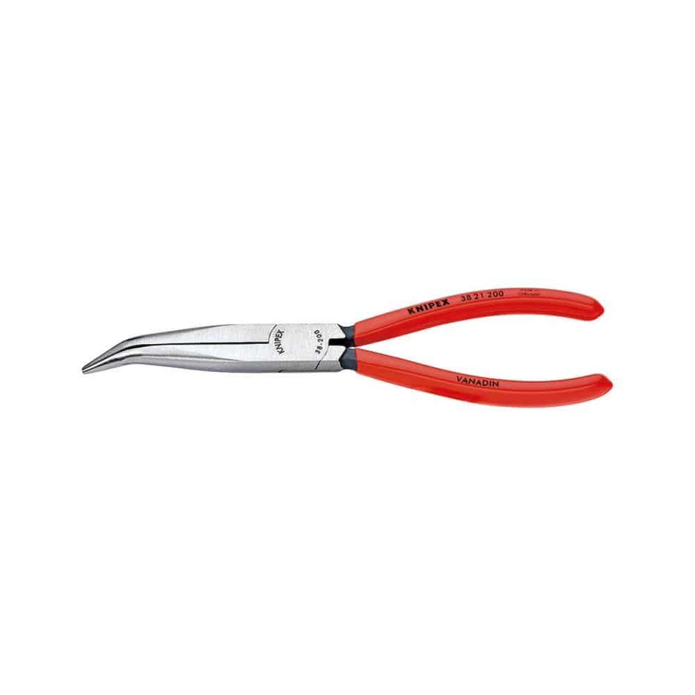 ＫＮＩＰＥＸ　メカニックプライヤー　２００ｍｍ　プラスチックコーティングハンドル　３８２１－２００