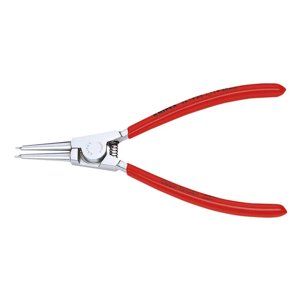 ＫＮＩＰＥＸ　軸用スナップリングプライヤー　直　先端径０．９ｍｍ　１４０ｍｍ　　４６１３－Ａ０