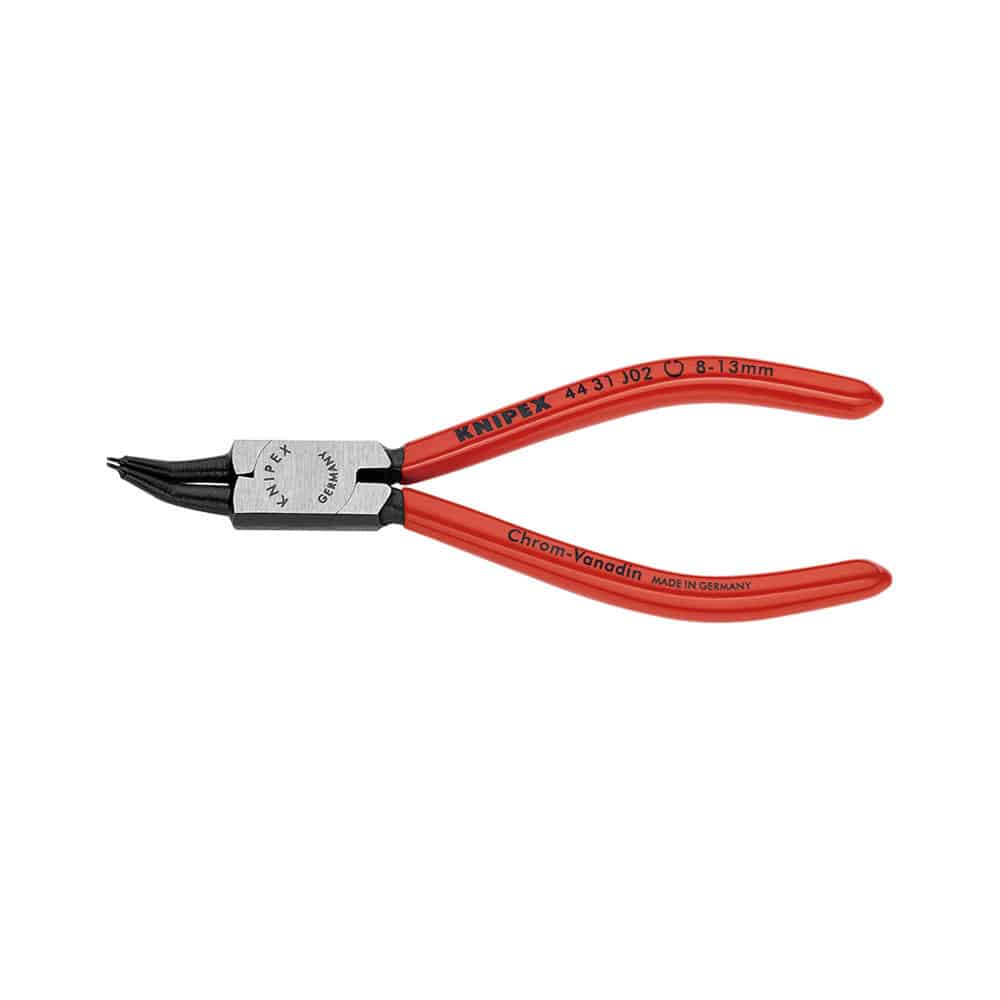 KNIPEX 穴用スナップリングプライヤー先端45度曲先端径0.9mm 140mm 4431-J02