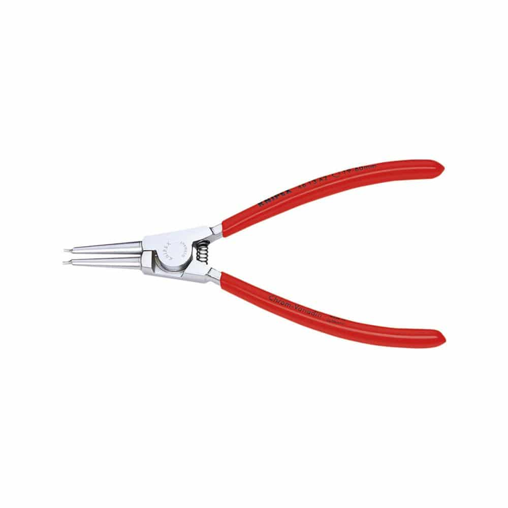 ＫＮＩＰＥＸ　軸用スナップリングプライヤー　直　先端径１．３ｍｍ　１４０ｍｍ　　４６１３－Ａ１