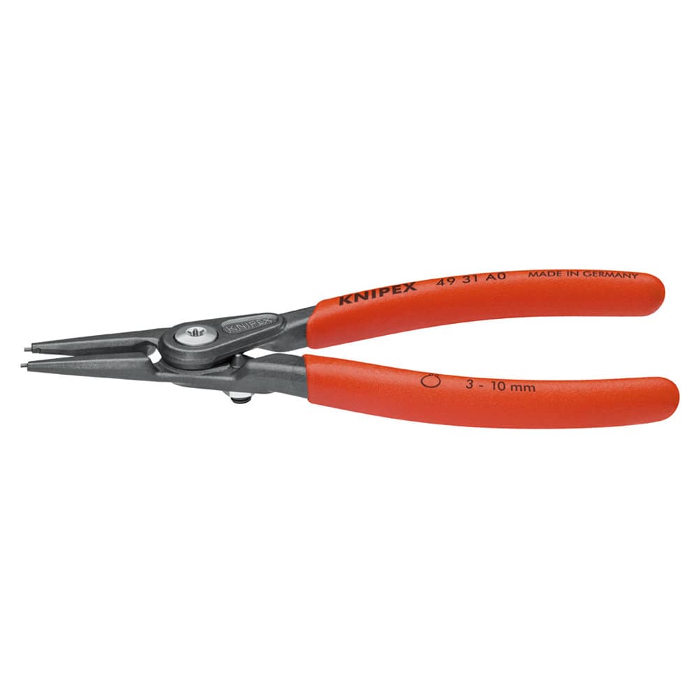 ＫＮＩＰＥＸ　軸用精密スナップリングプライヤー　直　先端径１．３ｍｍ　１４０ｍｍ　　４９３１－Ａ１