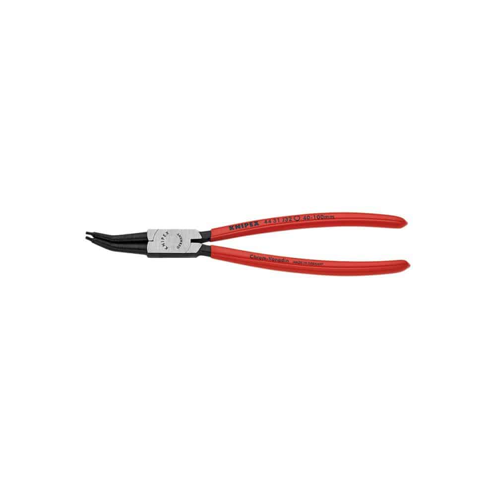 ＫＮＩＰＥＸ　穴用スナップリングプライヤー先端４５度曲先端径２．３ｍｍ　２２５ｍｍ　４４３１－Ｊ３２