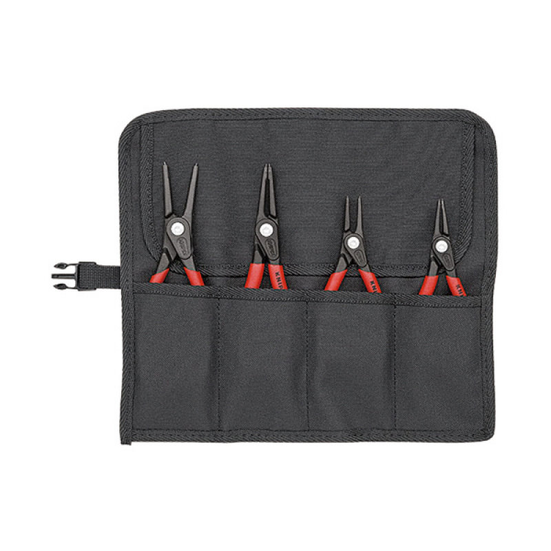 KNIPEX 4本組精密スナップリングプライヤーセット プラスチックコーティングハンドル001957