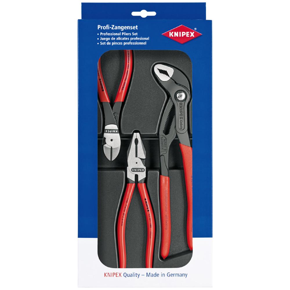 KNIPEX 3本組 コブラ Cobra ウォーターポンプ KNIPEX 3本組 コブラ Cobra ウォーターポンプ