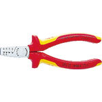 ＫＮＩＰＥＸ　９７６８－１４５Ａ　エンドスリーブ用絶縁圧着ペンチ　１０００Ｖ＿