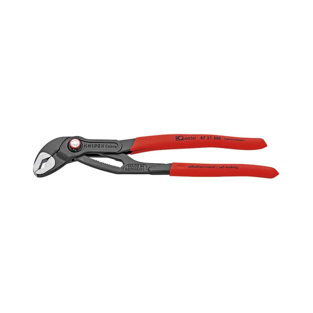 ＫＮＩＰＥＸ　コブラ　クイックセット　２５０ｍｍ　プラスチックコーティングハンドル　８７２１－２５０